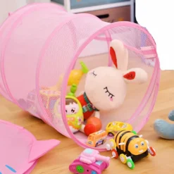 Clearance LBSS Vikbar Söt Tecknad Tyg Tvättkorg Stor Organizer Tvättväska Hållare För Hem Ladybug