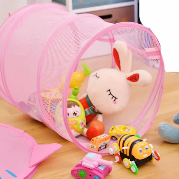 Clearance LBSS Vikbar Söt Tecknad Tyg Tvättkorg Stor Organizer Tvättväska Hållare För Hem Ladybug