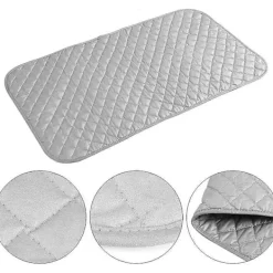 Best Vikbar Strykbräda, Strykbrädafilt Ångstrykning Halksäker Värmebeständig Resestrykmatta Stryköverdrag för Tvättmaskin