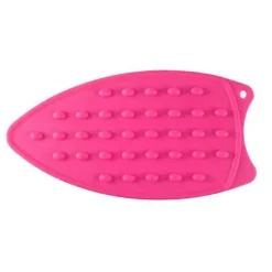 Clearance Vikbar Strykmatta Silikon Strykjärnsställ Värmebeständig Halkfri Strykbräda Skyddsdyna Isolering Pad Överdrag rose red