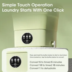 New Vikbar tvätt maskin hink för kläder strumpor underkläder rengöring tvättmaskin portabel