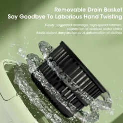 New Vikbar tvätt maskin hink för kläder strumpor underkläder rengöring tvättmaskin portabel