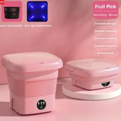 New Vikbar tvätt maskin hink för kläder strumpor underkläder rengöring tvättmaskin portabel