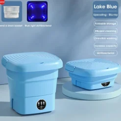 New Vikbar tvätt maskin hink för kläder strumpor underkläder rengöring tvättmaskin portabel