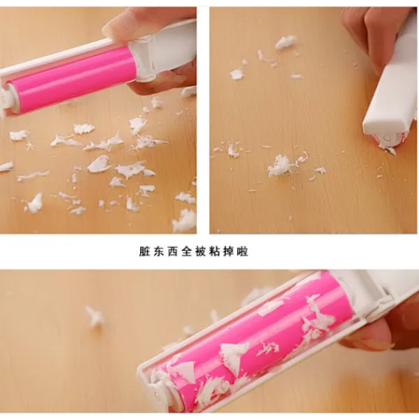 New INF Vikbar tvättbar hårborttagare för luddrulle Grön