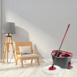 Discount Vileda adaptation/o-cedar Roterande Mopp Teleskopiskt skaft 3 Sektioner Mopp Mopp Mopplastbilar Rengöringsverktyg