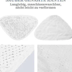 Best Vileda Ångmopp 6-pack Ersättningsöverdrag för Utmärkt Rengöring