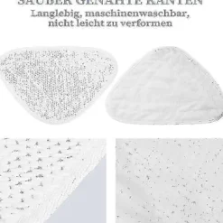 Clearance Vileda Ångmopp 6-pack Ersättningsöverdrag Kompatibla med Effektiv Rengöring
