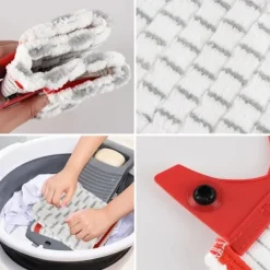 Best Vileda Ultramax 2 i 1 Spraymopp Refiller, 3 Mikrofiberdynor för Alla Golvtyper