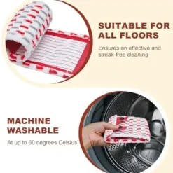 New Vileda Ultramax XL Mopp Refill 5-pack Mikrofiber Golvrengöringsdynor Kompatibla med Vileda