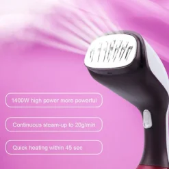 Discount Violte Resesångare 1400W 20g/min S-TRAVEL - Bärbart Strykjärn Autonomi 11min (220mL) - Klar på 45s - Perfekt för Strykning under Resan