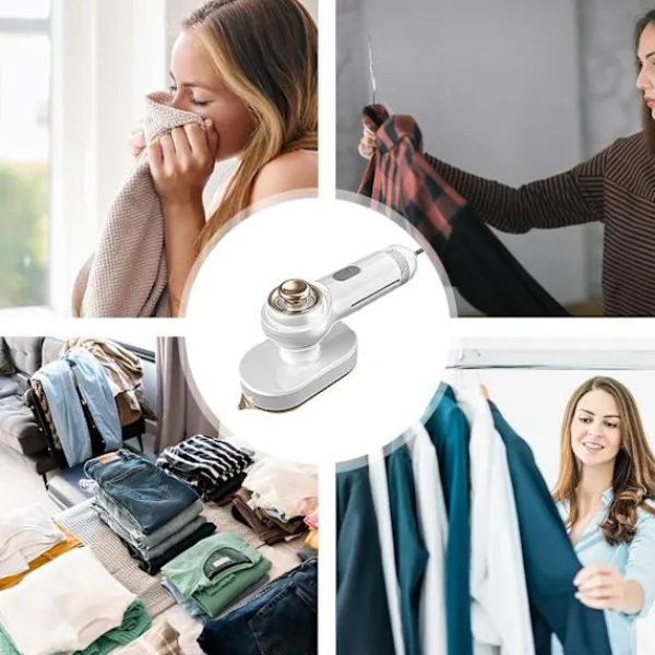 Hot (Vit) Bärbar Strykjärn, Liten Rotationsstrykjärn, W