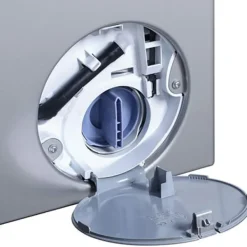 New Vit lämplig för Siemens Bosch 1095 1065 WD7205 trumma tvättmaskin avloppspump avloppsplugg lock blockerad