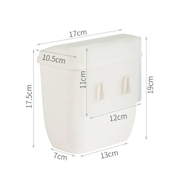 New Vit väggmonterad hushållspapperskorg grossist väggmonterad han