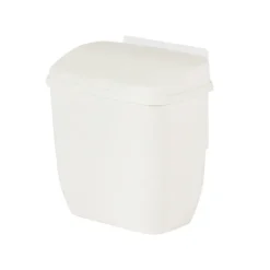 Online Vit väggmonterad papperskorg för hushållsbruk, grossist, väggmonterad han_OF