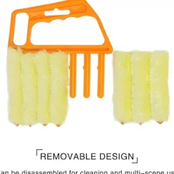 Best Våt Torr Persiennrengöringsborste med Ergonomiskt Handtag Persienner Hemvård & Rengöringsverktyg Fuktig Dammsvamp