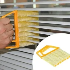 Best Våt Torr Persiennrengöringsborste med Ergonomiskt Handtag Persienner Hemvård & Rengöringsverktyg Fuktig Dammsvamp