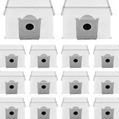 Hot VUSZR 14 Påse för ECOVACS T80 Omni, Tillbehör för Dammsugare ECOVACS DEEBOT T50 Pro Omni, X8 14 BORSTE OCH TILLBEHÖR FÖR DAMMSUGARE