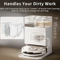 Hot VUSZR 14 Påse för ECOVACS T80 Omni, Tillbehör för Dammsugare ECOVACS DEEBOT T50 Pro Omni, X8 14 BORSTE OCH TILLBEHÖR FÖR DAMMSUGARE