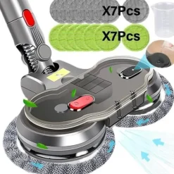 VUSZR Borste för Dyson V10 V8 V7 V11 V15 Dammsugare, Elektrisk Mopp Huvud, Sug och INGEN BORSTE OCH DAMMSUGARTILLBEHÖR