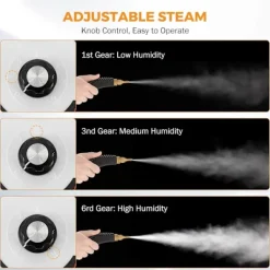 Online 2500W Bilångare för Biltvätt Högtrycks Handhållen Ångrengörare med Vattentank Portabel Elektrisk Ångrengöringsmaskin H