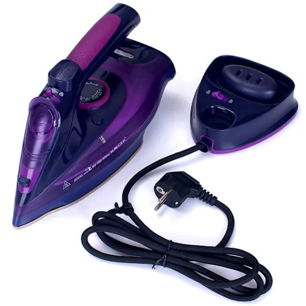 Hot 2400W elektrisk ångstrykjärn 5 hastighetsjustering för plaggångare Generator Kläder Stryksulan Hushåll