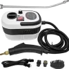 2500W Handheld Steam Cleaner - Pressure Steamer with 3 Brush Heads, 6 Levels, 1000ml Water Tank