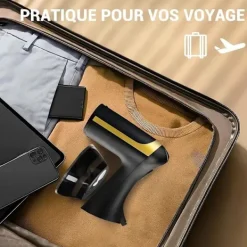 Online 1500W Handhållen Ångare - Kraftfull Ånga på 20 Sekunder - 300ml Tank - Portabel och Resevänlig