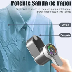 Discount 1200W Handhållen Ångare för Horisontell - Mini Strykjärn Torr Strykning Läge och 6 Ånglägen - För Hem och Resa