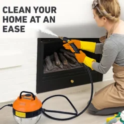 Sale 2500W Handhållen ångrengörare för rengöring, 1000ML högtrycksångrengörare för klädsel, djuprengöring av golv, mattor, kakel, linoleum, arbete