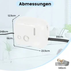 Online Northix 1500W handhållen ångtvätt, 3 bars tryck, 1L tank
