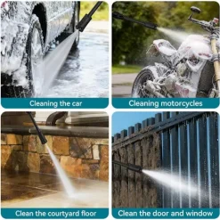 Best Yofidra 2500W Högtryckstvätt, 250 Bar Biltvättmaskin, Två Vatteninloppslägen