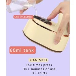 Sale ATELA 1000w Mini Travel Steamer strykjärn，Handhållna bärbara ångkokare för kläder Liten klädångare Resestorlek Handhållet