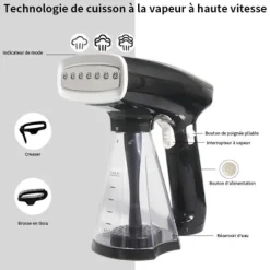 Hot 1500W 320ML handhållen plaggångare - Bärbar klädångare - Julklapp