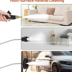 Online 2500W ångrengörare, högtrycksångrengörare för rengöring, bärbar handhållen ångrengörare för hemmabruk, ångrengörare för bildetaljering med