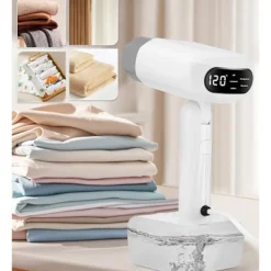 Online 1800W Vertikal Klädångare, 330ML Vattentank, Kontor, Kompakt Mini Rese-klädångare