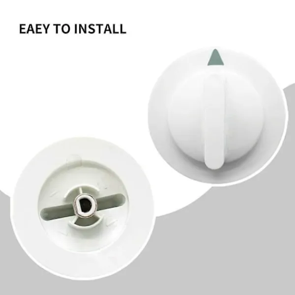 WE1M652 Torktumlarknapp med förstärkt metallhylsskydd för G-E Hot-Point torktumlare - Ersätter AP3995164 PS1482196