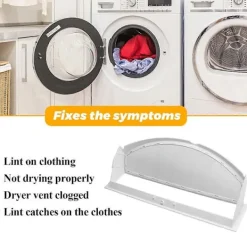 Sale WE18X25100 WE18M19 Torktumlare Luddfilter Skärmnät för Torktumlare Ersätter WE18M30 WE18M28 AP6037511 PS11767017