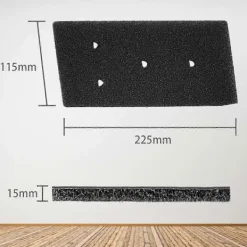 DAO Whirlpool 4-pack Torktumlare Filter 481010716911 [DB] Black