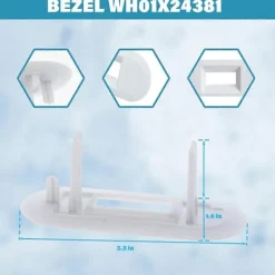 Online WH02X24399 Låsbleck för Tvättmaskinslock och WH01X24381 Ram för Tvättmaskinslock för och Toppmatad Tvättmaskin