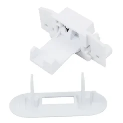 Hot WH02X24399 Låsbleck för Tvättmaskinslock och WH01X24381 Ram för Tvättmaskinslock för och Toppmatad Tvättmaskin