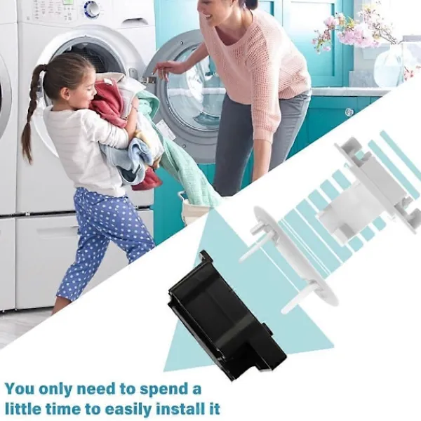 Hot WH02X24399 Låsbleck för Tvättmaskinslock och WH01X24381 Ram för Tvättmaskinslock för och Toppmatad Tvättmaskin