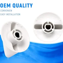 Clearance DAO WH1X2721 Torktumlarknapp, Ersättning för Torktumlardelar, Ersätter AP2044893 123C7931 EA271094 PS271 db White