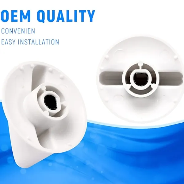 Clearance DAO WH1X2721 Torktumlarknapp, Ersättning för Torktumlardelar, Ersätter AP2044893 123C7931 EA271094 PS271 db White