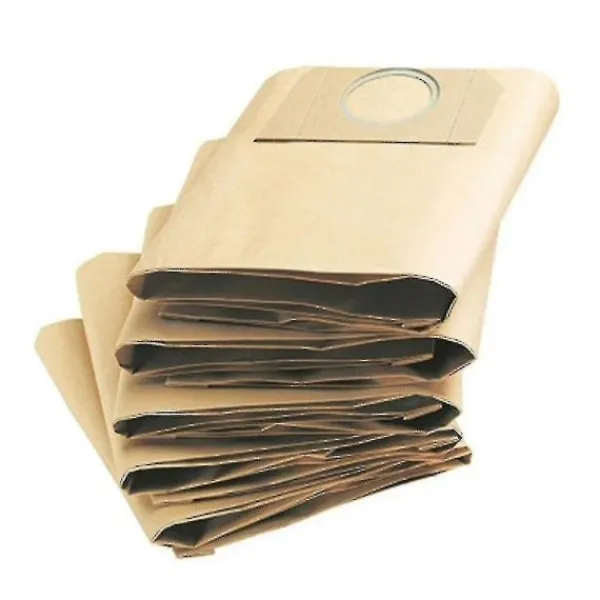 New 5x dammsugarpåsar 1x filter för Karcher Wd3 Premium dammsugare (FMY)