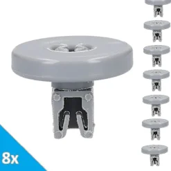 Best 8x Diskmaskin Nedre Korg Hjul Lämplig För Aeg Electrolux 50286965004 502869500/4 A