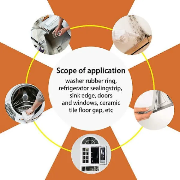 Clearance 2x Djup Mögelborttagningsgel, Hushålls Mögelborttagningsgel för Kök Badrum Väggplattor Fläckar Diskbänk