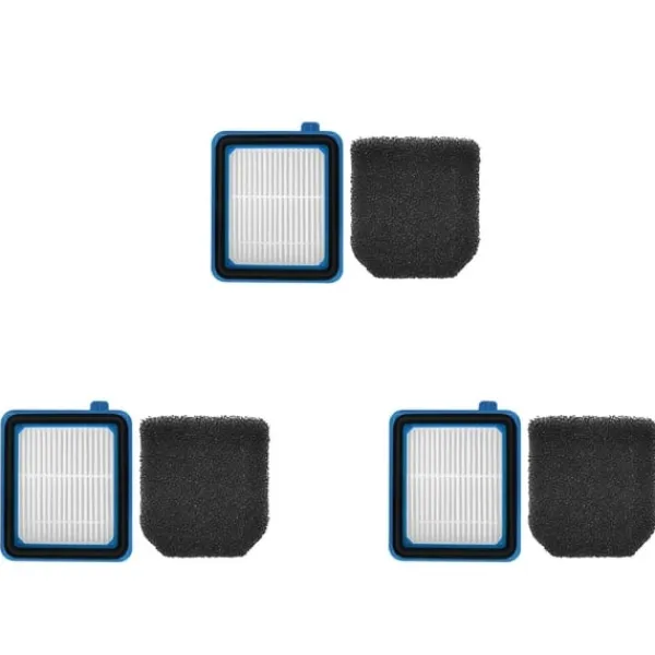 Online 3x Ersättnings Hepa-filter för Q6 Q7 Q8 Wq61/wq71/wq81 Dammsugare reservdelar (LG)