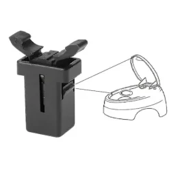 2x Ersättningslås för Brabantia Touch-lock, Kompatibel med Lock för Soptunna, Reservdel, Reparationslås, Clip, Ersättningslås, Soptunna