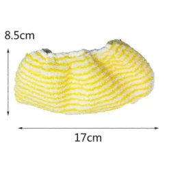 6x Ersättningsöverdrag för Ångmopp Ångrengörare Ersättningsöverdrag Het Spraymopp, Power Pads Family Pa, Vit
